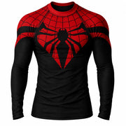 T-shirt de compression Spider Superior manches longues design intégral - Gym Arc
