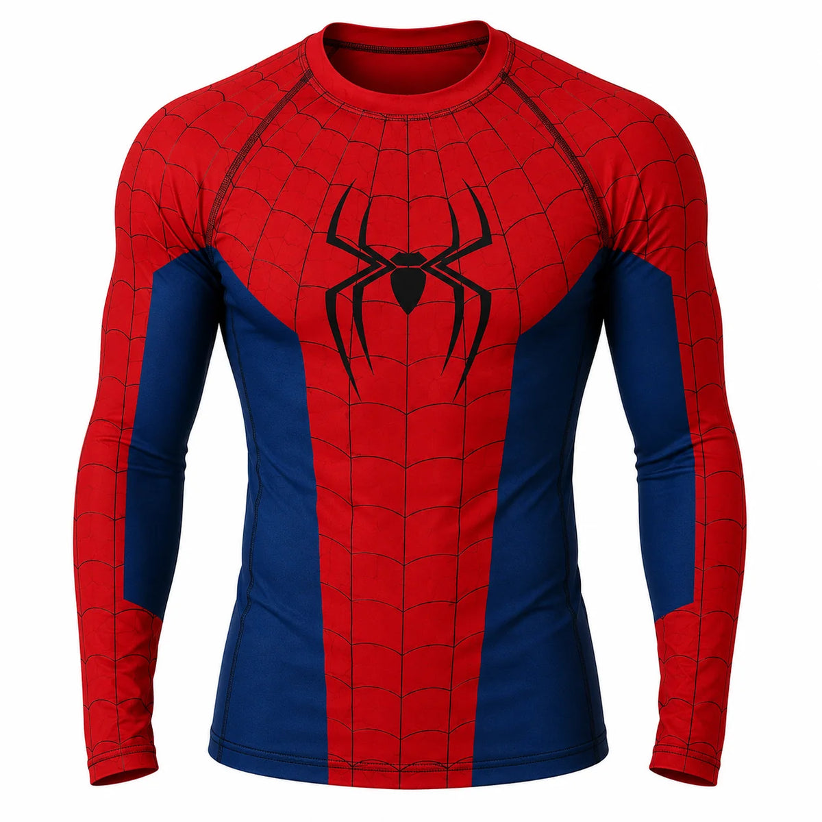 T-shirt de compression Spider Brand New Day manches longues design intégral - Gym Arc