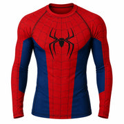 T-shirt de compression Spider Brand New Day manches longues design intégral - Gym Arc
