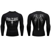 T-shirt de compression Fear Of God manches longues noir - Gym Arc