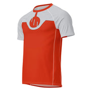 T-shirt de compression Thragg manches courtes design intégral vue de face - Gym Arc