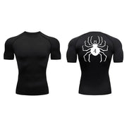 T-shirt de compression Hunter x Hunter manches courtes noir - Gym Arc