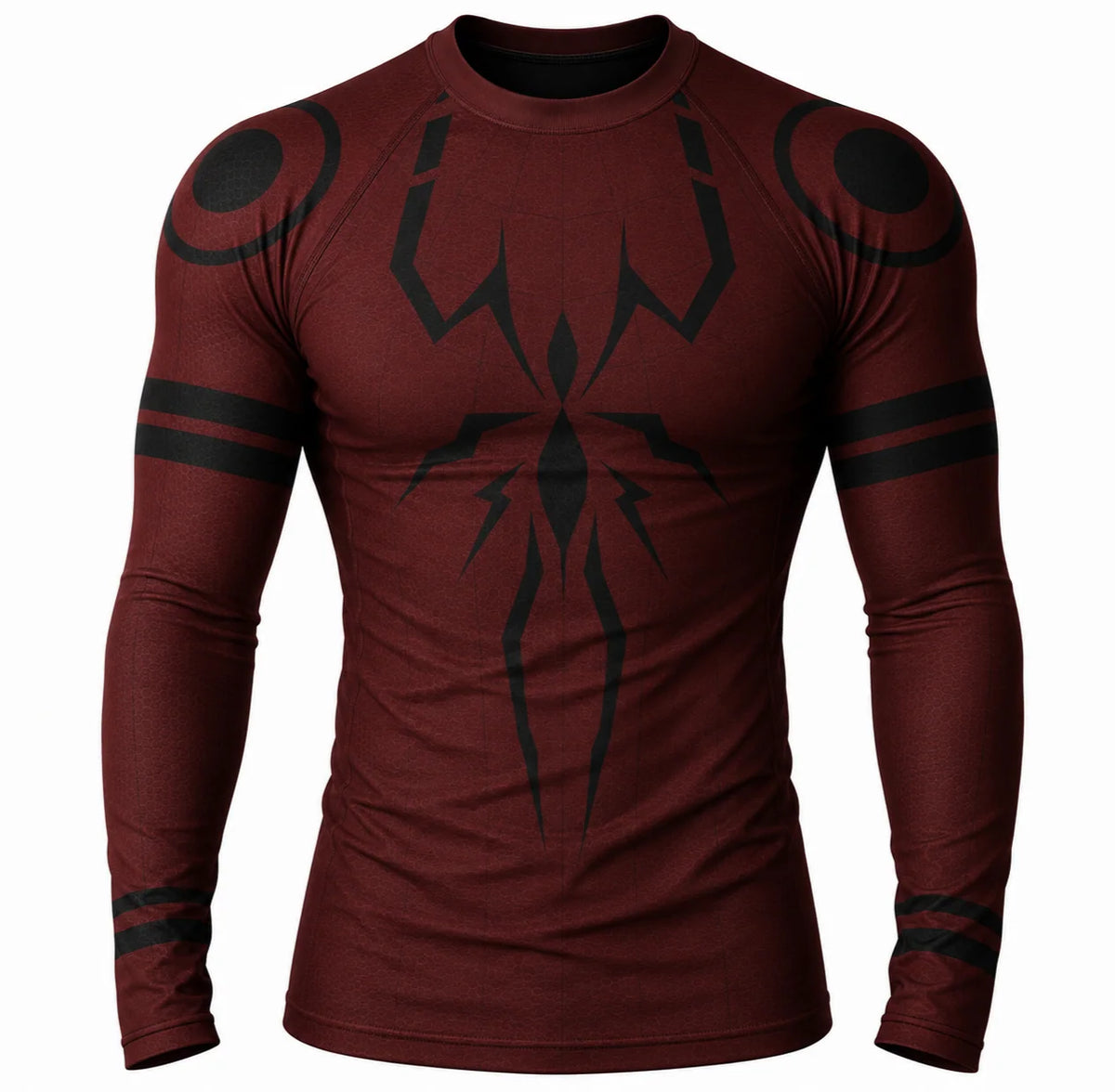 T-shirt de compression Spider-Yuji manches longues design intégral - Gym Arc