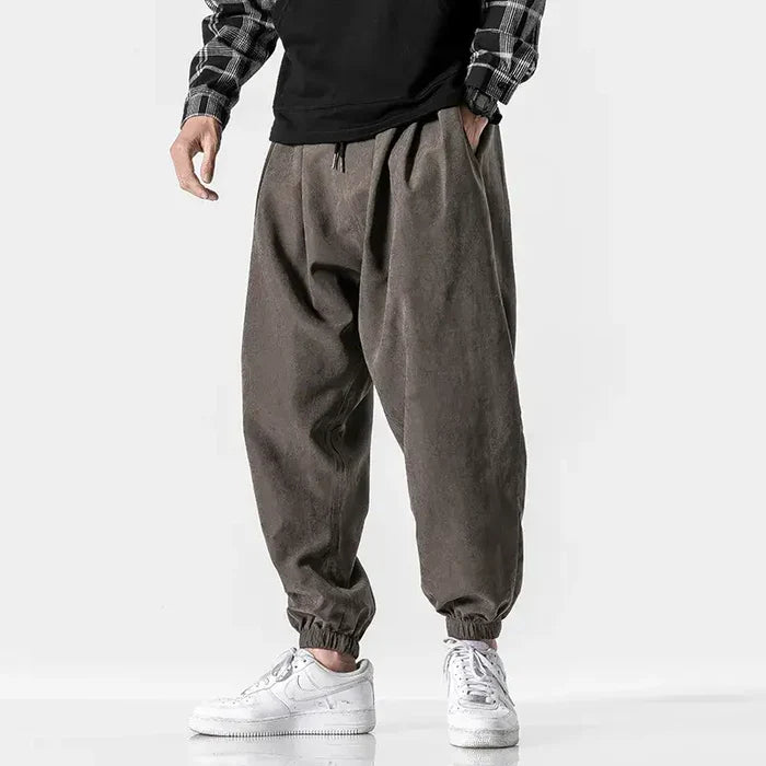 Pantalon de sport Sam Sulek gris-vert - Gym Arc
